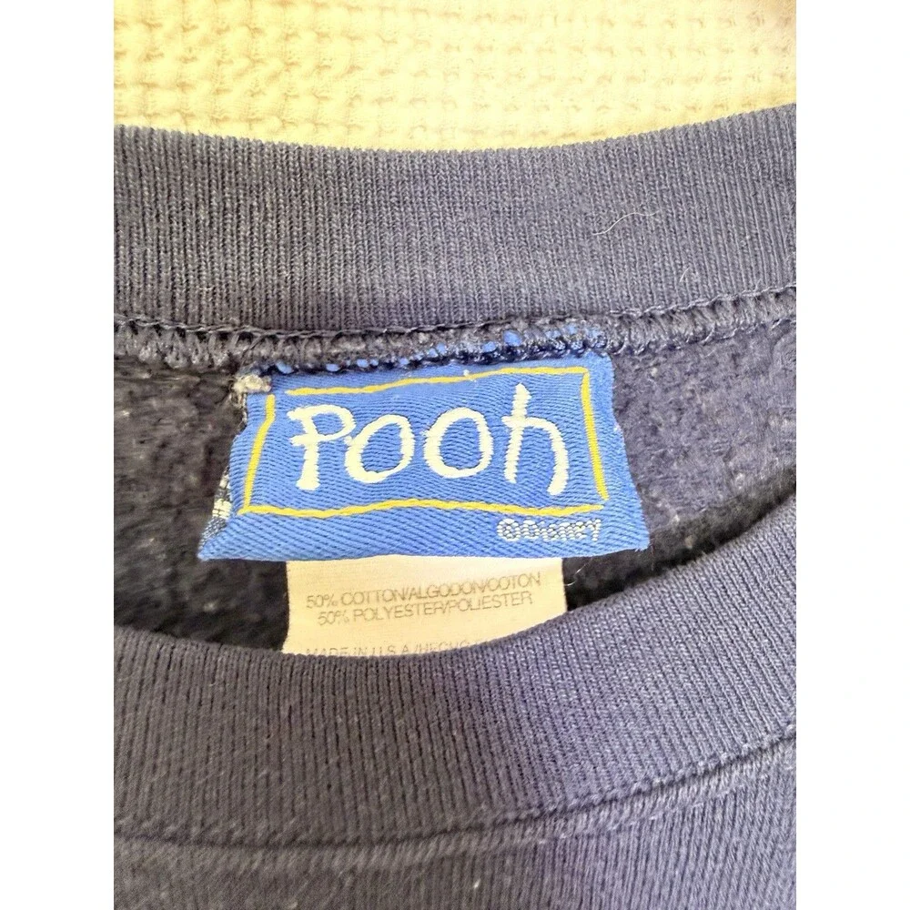 VTG Winnie the Pooh Disney 90’s Crew Neck Pull Over Women Christmas Sweater L/XL